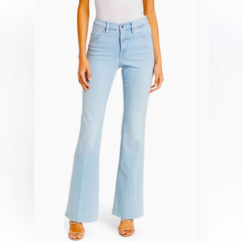 Good American. Good Legs Flare Jeans